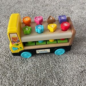 LeapFrog Tap-a-Peg Wooden Truck Wood with Accessories, Baby and Toddler Toys